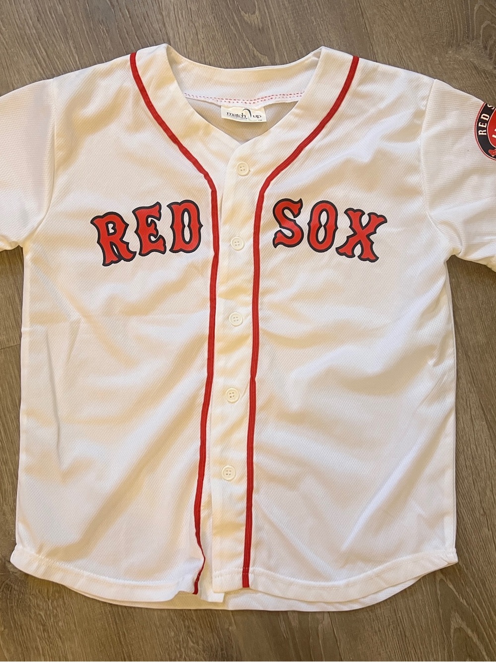 Boston Red Sox Promotional Baseball Jersey Youth Medium Hood Kid Nation